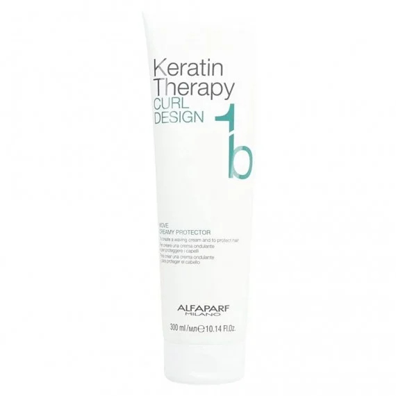 Alfaparf Keratin Therapy Curl Design 1b Move Creamy Protector 300ml - additivo crema capelli ricci