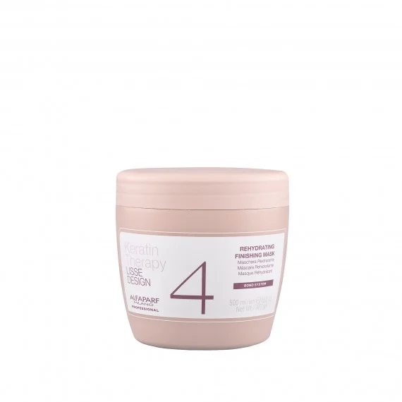 Alfaparf Keratin Therapy Lisse Design Rehydrating Mask 500ml - maschera idratante cheratina post trattamento lisciante