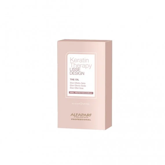 Alfaparf Keratin Therapy Lisse Design The Oil 50ml - olio elixir effetto seta con cheratina