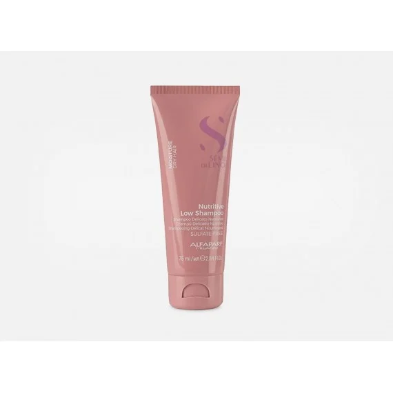 Alfaparf Semi Di Lino Moisture Nutritive Low Shampoo 75ml TRAVEL SIZE - shampoo nutriente capelli secchi