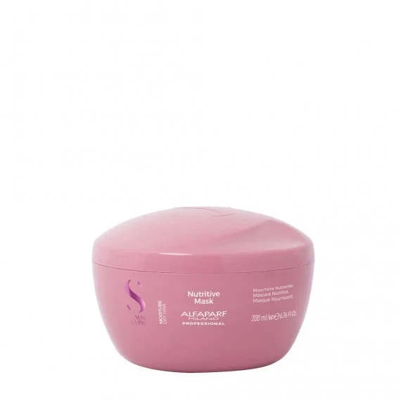 Alfaparf Semi Di Lino Moisture Nutritive Mask 200ml - maschera nutriente capelli secchi aridi