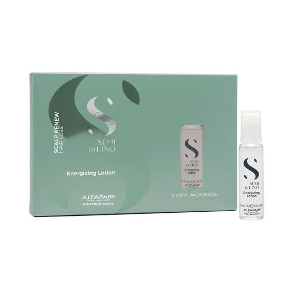 Alfaparf Semi Di Lino Scalp Renew Hair Loss Energizing Lotion 12x10ml - fiale energizzanti riequilibrante capelli fragili