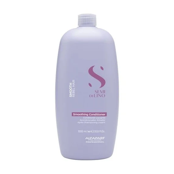 Alfaparf Semi Di Lino Smoothing Conditioner 1000ml - balsamo lisciante disciplinante capelli ribelli