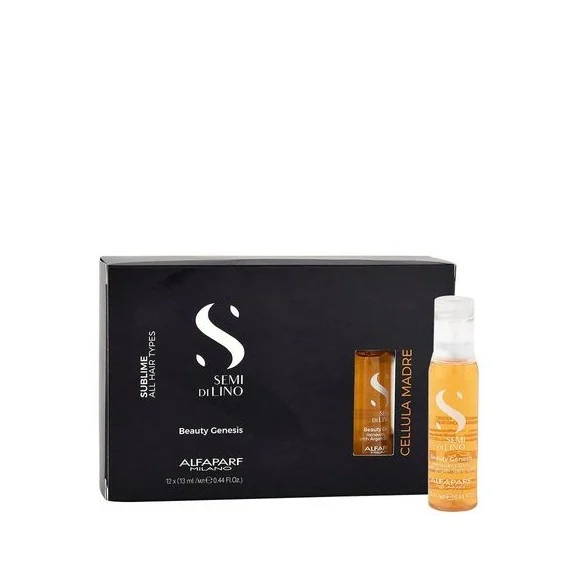 Alfaparf Semi Di Lino Sublime Cellula Madre Beauty Genesis 12x13ml - elixir subliminatore tutti capelli