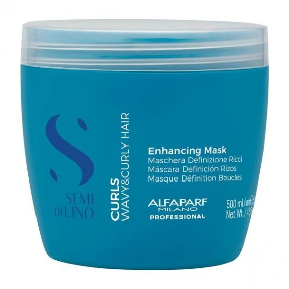 Alfaparf Semi di Lino Curls Enhancing 500ml - maschera elasticizzante capelli ricci mossi
