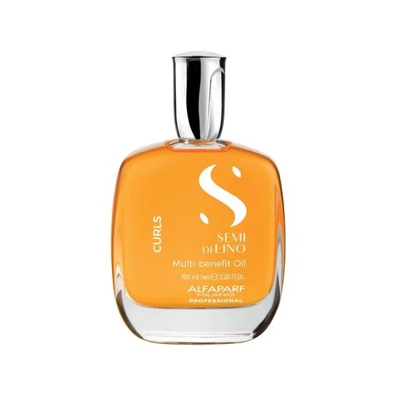 Alfaparf Semi di Lino Curls Multi Benefit Oil 100ml - olio ristruttutante idratante capelli ricci crespi