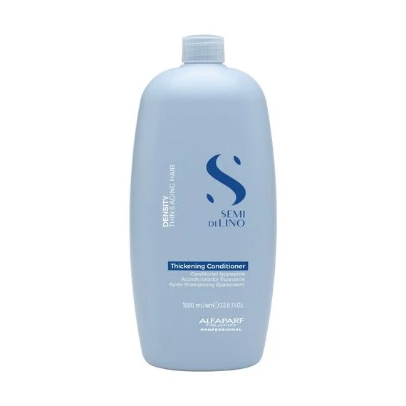 Alfaparf Semi di Lino Density Thickening Conditioner 1000ml - balsamo ispessente capelli deboli e fragili