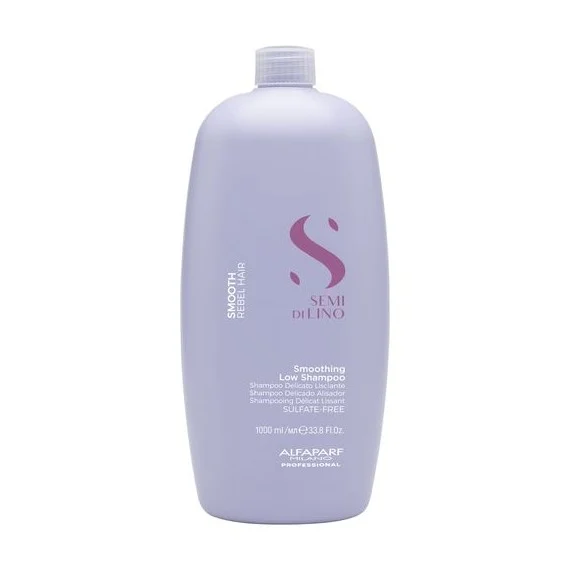 Alfaparf Semi di Lino Smoothing Low Shampoo 1000ml - shampoo lisciante disciplinante capelli ribelli