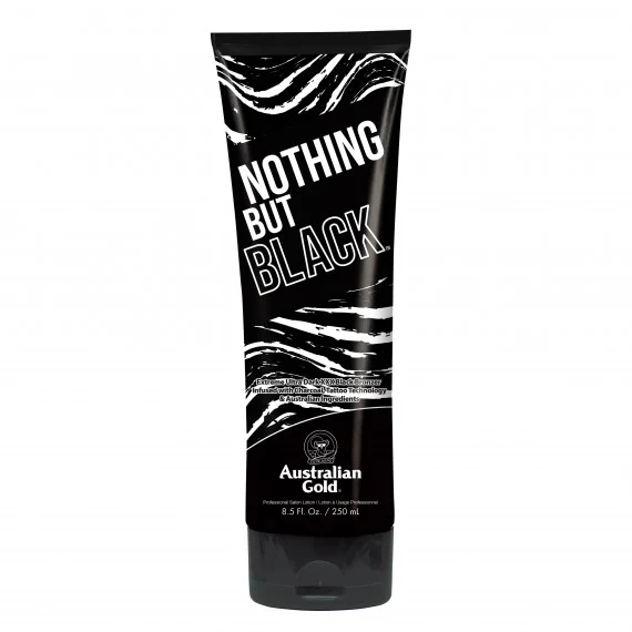 Australian Gold NOTHING BUT BLACK Extreme Ultra Dark XXX 250ml - intensificatore abbronzatura detossinante protezione tatuaggi