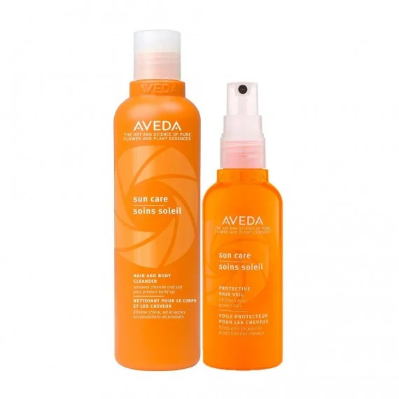 Aveda Sun Care Hair and Body Cleanser+Protective Hair Veil 250+100ml