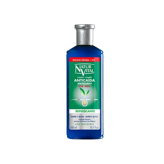 NaturVital Shampoo Rinfrescante Anticaduta 300ml