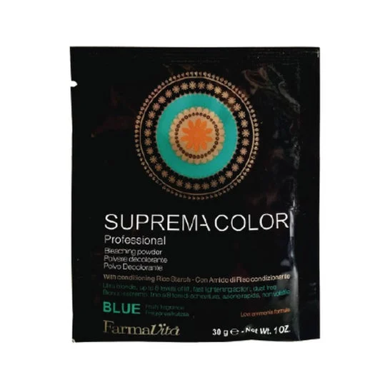 Farmavita Suprema Bleaching Powder Sbiancante Blu 30g