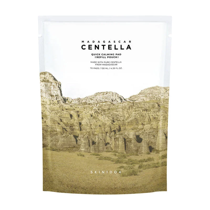 Confezione di ricarica di cuscinetti lenitivi rapidi alla centella del Madagascar (70 cuscinetti)
