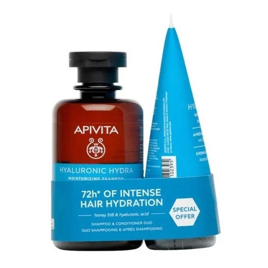 Apivita Hyaluronic Hydra Pack Champú 250 ml + Acondiciona 150 ml