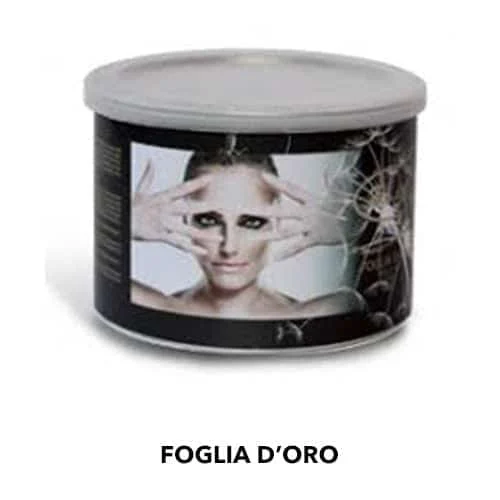 Cera Depilatoria Liposolubile Roial Foglia d’Oro 400 ml per Ceretta Professionale
