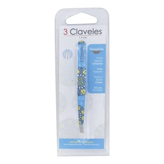 3 pinzette Claveles Mandala 1pc