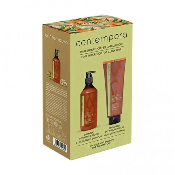 CONTEMPORA Kit Definizione Riccio 500+350ml - kit disciplinante elasticizzante capelli ricci mossi