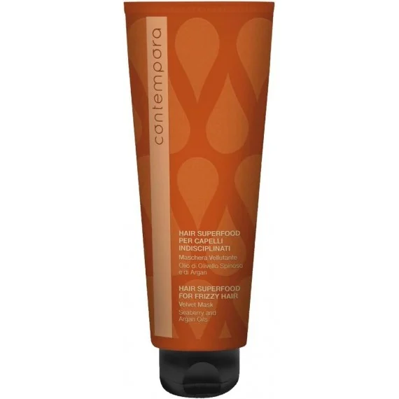 CONTEMPORA Maschera Vellutante 350ml - maschera ultra nutriente lisciante capelli fini