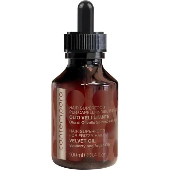 CONTEMPORA Olio Vellutante 100ml - olio capelli anticrespo disciplinante tutti capelli