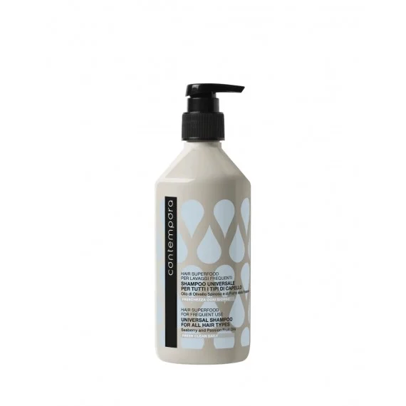 CONTEMPORA Shampoo Universale 500ml NEW - shampoo detergente quotidiano tutti i tipi di capelli