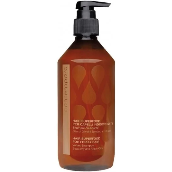 CONTEMPORA Shampoo Vellutante 500ml - shampoo lisciante ristrutturante capelli lisci