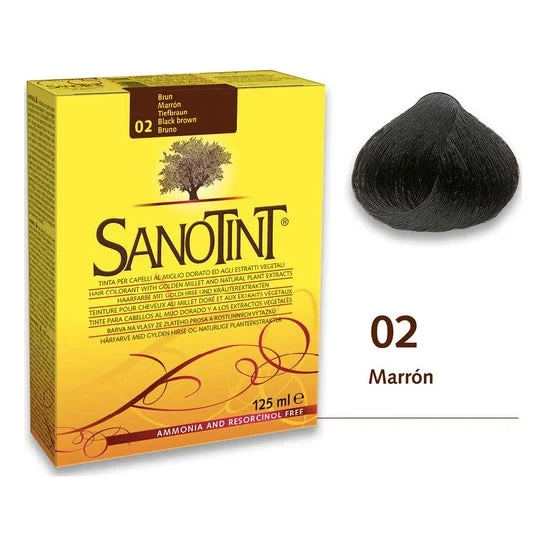 Santiveri Sanotint nº02 color marrón oscuro 125ml