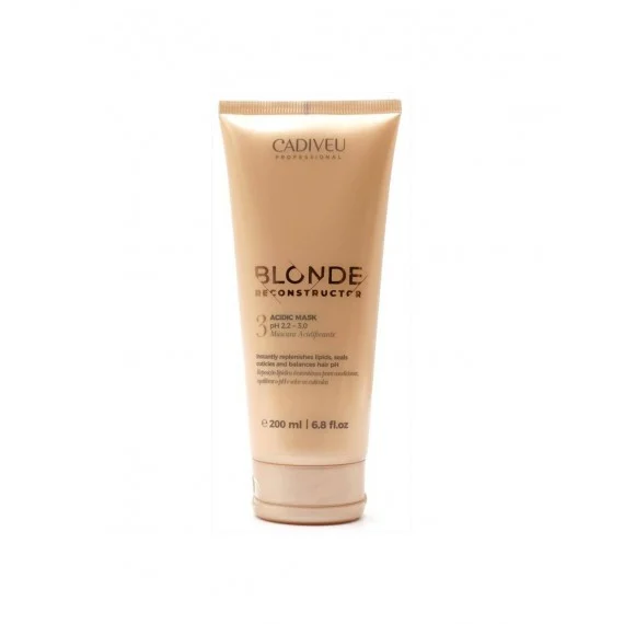 Cadiveu Blonde Reconstructor N.3 Acidic Mask 200ml - maschera acidificante ristrutturante capelli biondi