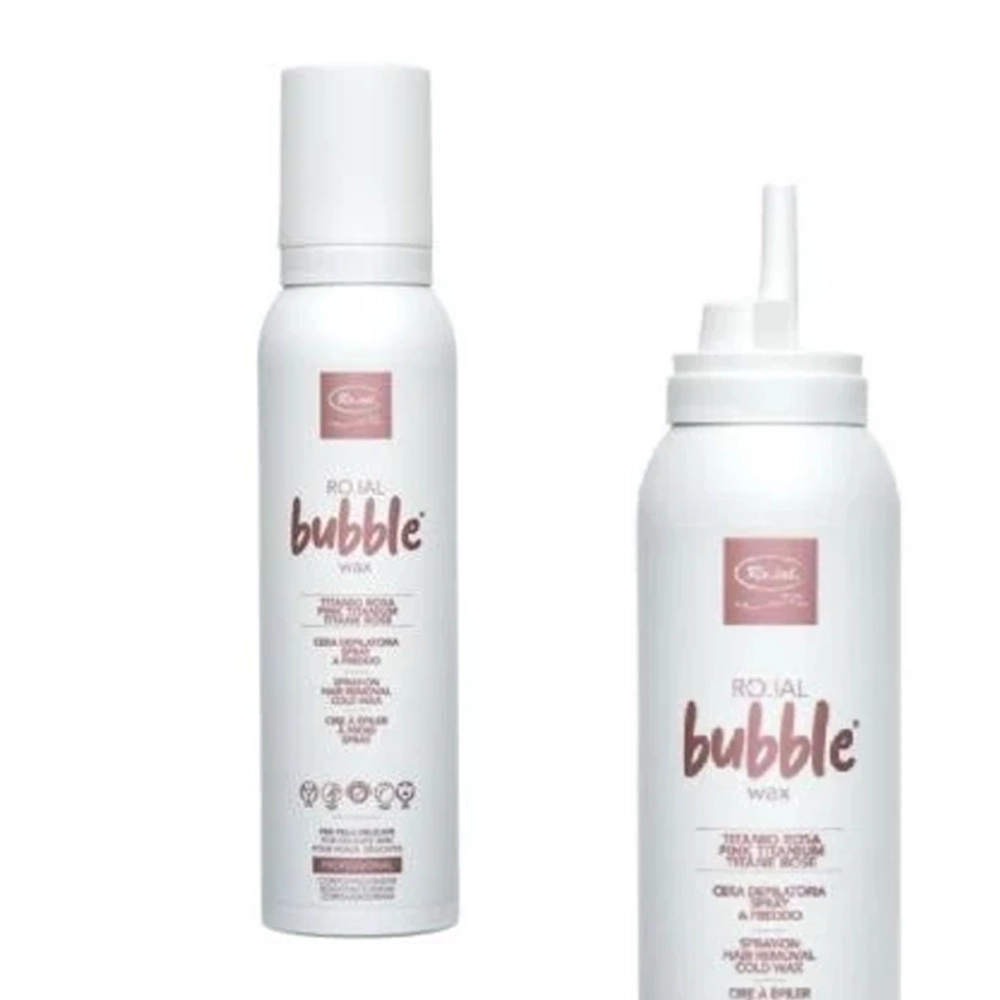 Cera Spray Bubble Roial a Freddo al Titanio – Epilazione Rapida e Professionale