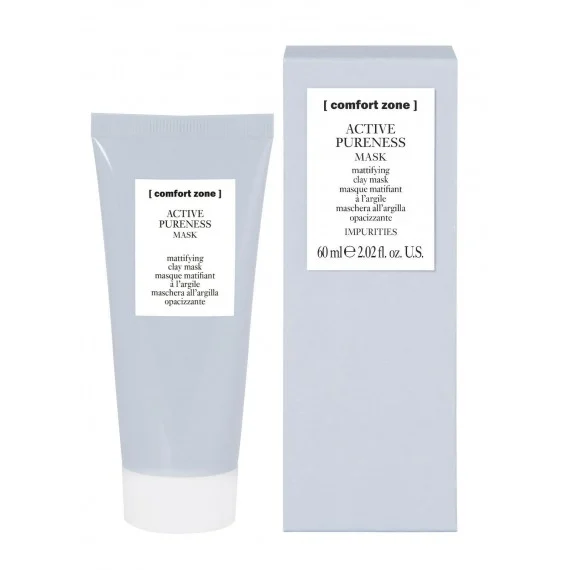 Comfort Zone Active Pureness Mask 60ml - maschera opacizzante all'argilla pelli grasse e impure