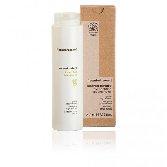 Comfort Zone Sacred Nature Cleansing Oil 230ml - bagno doccia biologico delicato per il corpo