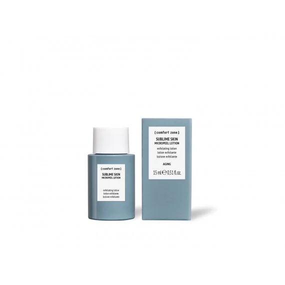 Comfort Zone Sublime Skin Micropeel Lotion 15ml TRAVEL - lozione esfoliante viso delicato tutti tipi di pelle