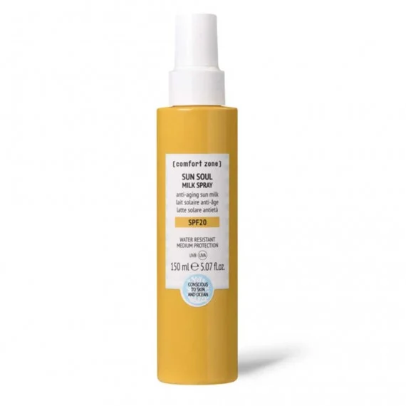 Comfort Zone Sun Soul Milk Spray SPF20 150ml - latte corpo protezione solare media/bassa anti-età