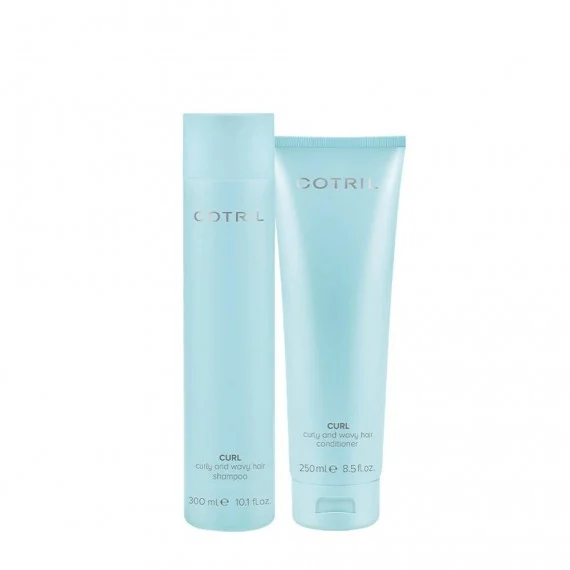 Cotril Curl Shampoo+Conditioner 300+250ml - kit idratante elasticizzante capelli ricci mossi