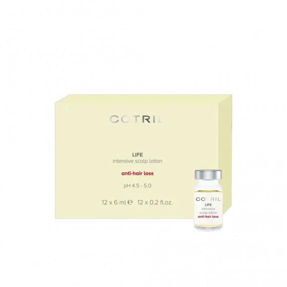 Cotril Life Intensive Scalp Lotion Anti-Hair Loss 12x6ml - trattamento fiale intensivo anticaduta