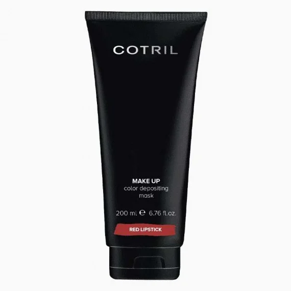 Cotril Make Up Red Lipstick Color Depositing Mask 200ml - maschera colorante capelli tonalità rosso