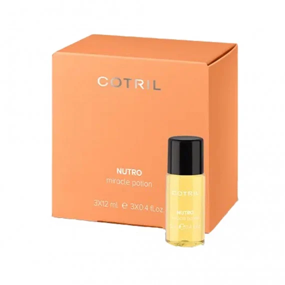 Cotril Nutro Miracle Potion 3x12ml - lozione nutriente capelli secchi aridi opachi