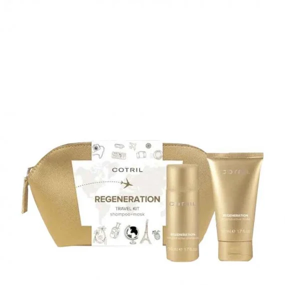 Cotril Regeneration TRAVEL KIT Shampoo+Mask 50+50ml - pochette da viaggio ristrutturante