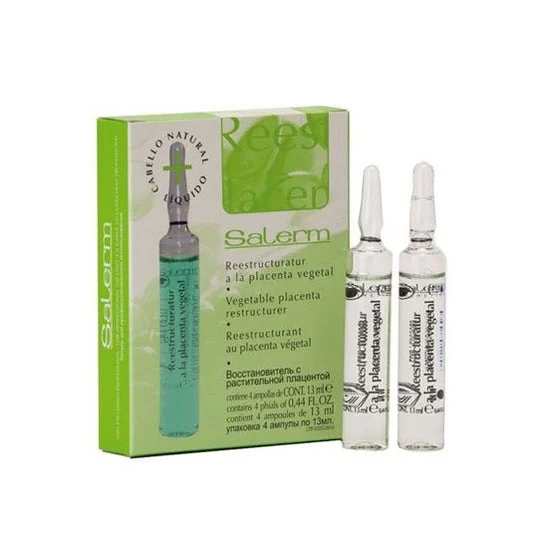 Salerm Natural Placenta Restructuring Ampoules 4x13ml
