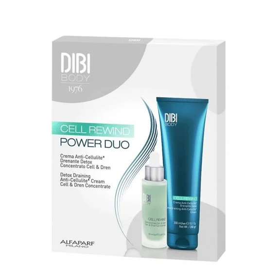 DIBI Milano CELL REWIND Power Duo Collection Kit Corpo Anti-Cellulite 300+50ml - trattamento corpo drenante anticellulite