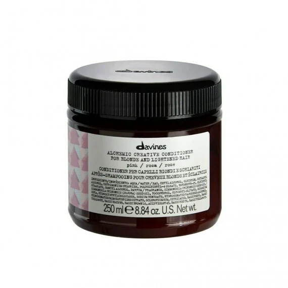 Davines Alchemic Creative Conditioner Rosa 250ml - balsamo colorazione temporanea Rosa capelli biondi schiariti