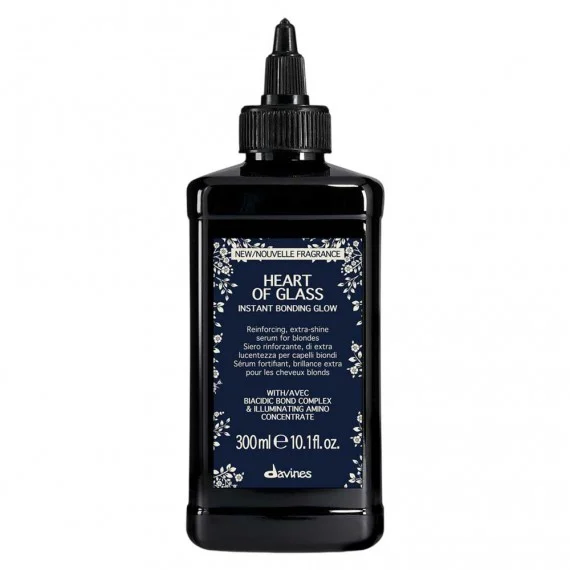 Davines Heart Of Glass Instant Bonding Glow 300ml NEW FRAGRANCE - siero rinforzante illuminante capelli biondi