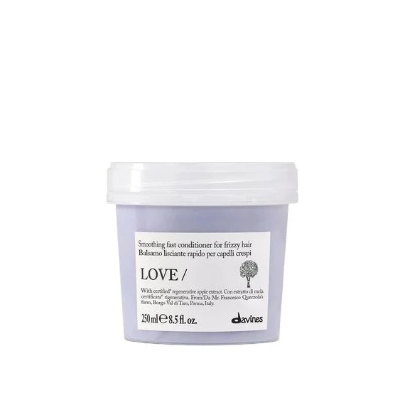 Davines LOVE Smoothing Fast Conditioner 250ml NEW - balsamo rapido lisciante capelli crespi