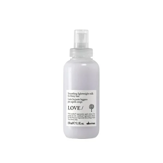 Davines LOVE Smoothing Lightweight Milk 150ml NEW - latte lisciante leggero termoprotettore capelli fini crespi