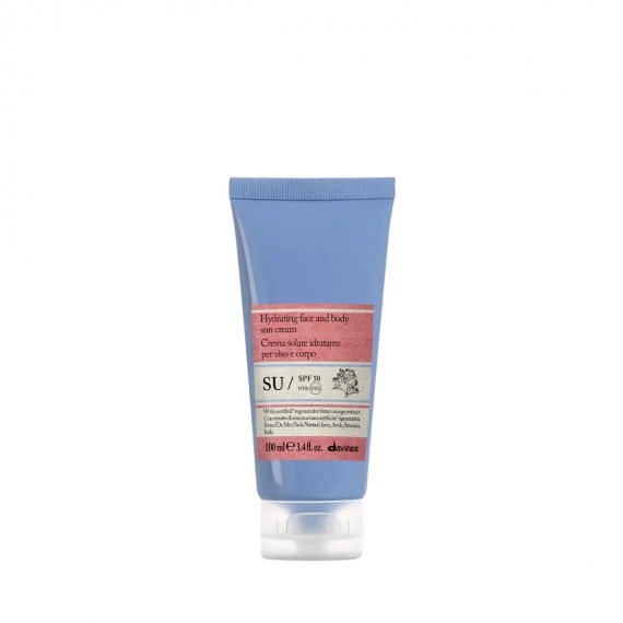 Davines SU Hydrating Face and Body Cream SPF50 100ml NEW - crema protezione solare alta idratante viso corpo