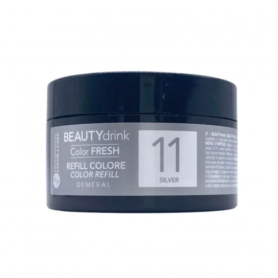 Demeral Beauty Drink Color Fresh 11 Silver Color Refill 200ml - trattamento refill intensivo