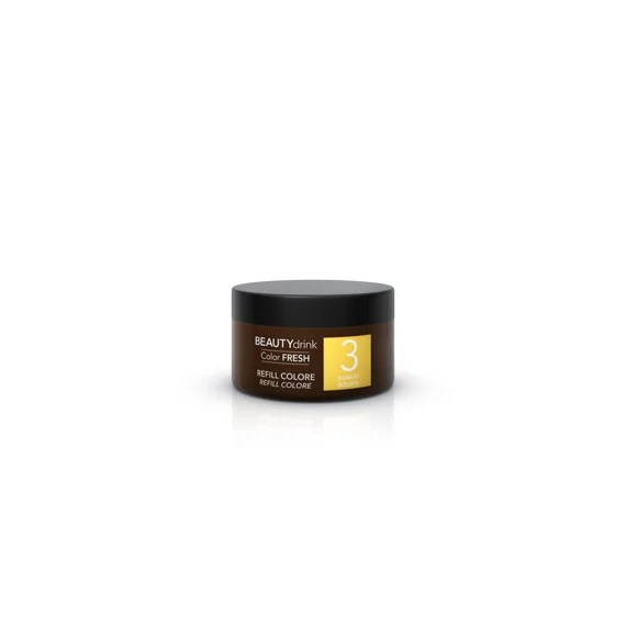 Demeral Beauty Drink Color Fresh 3 Dorato Refill 200ml - trattamento refill intensivo