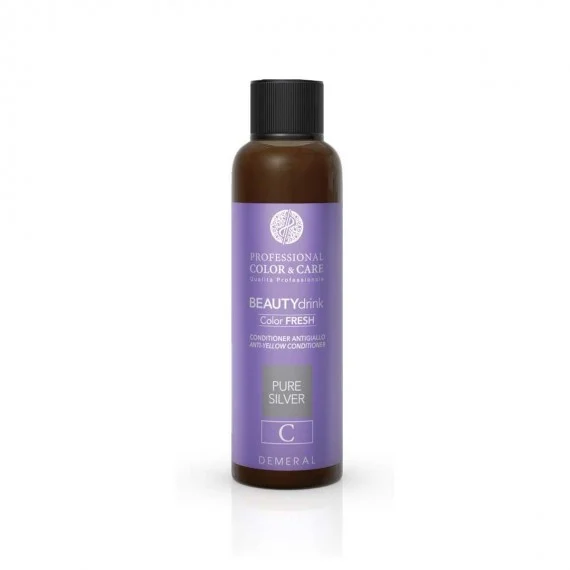 Demeral Beauty Drink Color Fresh Pure Silver Conditioner 250ml - balsamo capelli biondi, bianchi, grigi