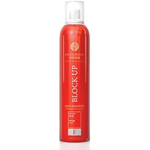 Demeral Block Up Rossa Lacca Spray Tenuta forte 100ml - lacca ecologica tenuta forte