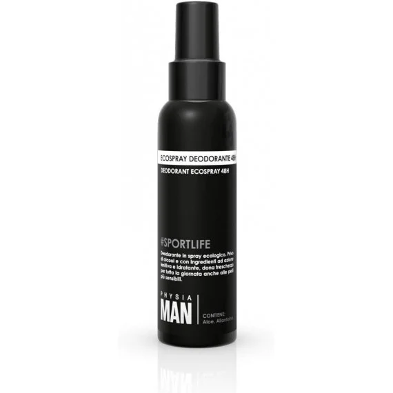 Demeral Physia Man Sportlife Eco Spray Deodorante 48h 100ml - deodorante uomo