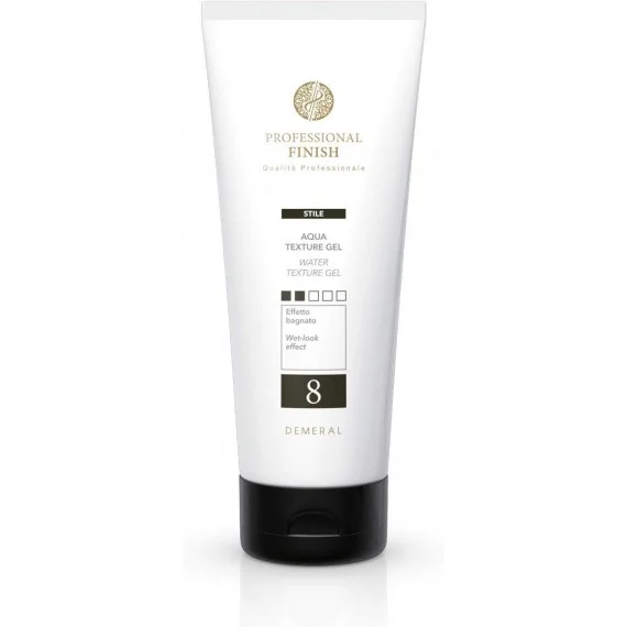 Demeral Professional Finish Aqua Texture Gel 250ml - gel styling medio effetto bagnato